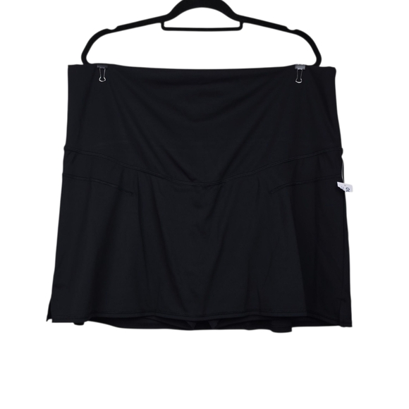Old Navy Pants - Old Navy Womens Black Powersoft Extra High Rise Skort Size XL Maternity NWOT